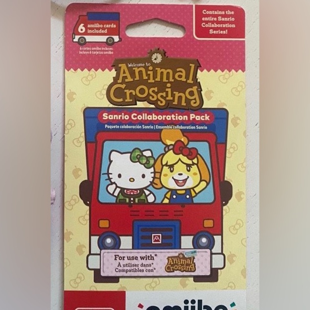 Hello kitty animal crossing cards